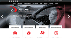 Desktop Screenshot of dynamiteinsurance.com