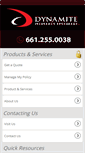 Mobile Screenshot of dynamiteinsurance.com